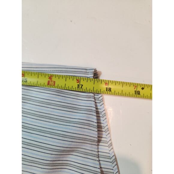 Brooks Brothers Shirt Mens 15.5 34 Medium Blue Gray Striped Regent Dress Preppy - Picture 5 of 9